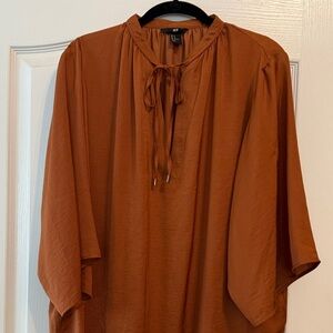 🌹 4/$20 H&M Women's Terracotta Blouse
